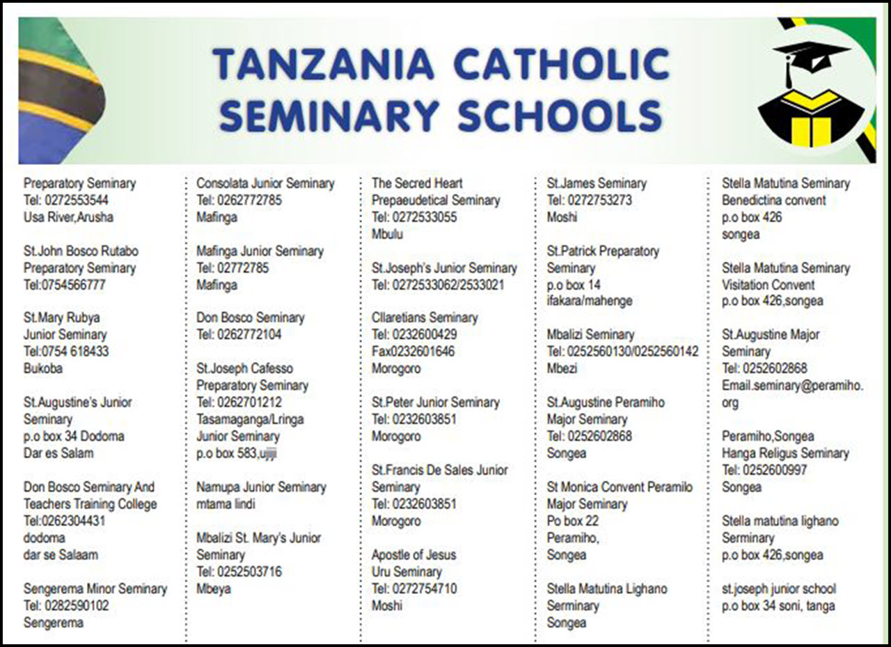Best Seminary Secondary Schools In Tanzania 2023